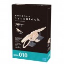NBM-010 nanoblock BLUE WHALE SKELETON MODEL 藍鯨骨格模型   