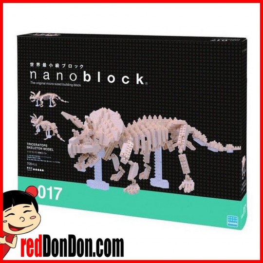 NBM-017 nanoblock TRICERATOPS SKELETON MODEL 三角龍骨架模型