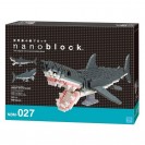NBM-027 nanoblock 大白鯊 GREAT WHITE SHARK DX