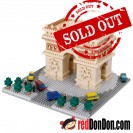 NBM-045 法國巴黎 凱旋門 ARC DE TRIOMPHE DE L'ÉTOILE nanoblock