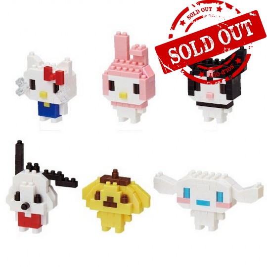 NBMC-04 nanoblock Sanrio明星角色人物(迷你版, 一整盒必中一套)
