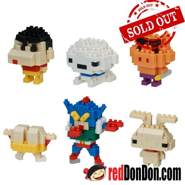 NBMC-06 蠟筆小新(迷你版) CRAYON SHIN CHAN nanoblock 一套6款 (一整盒必中一套)