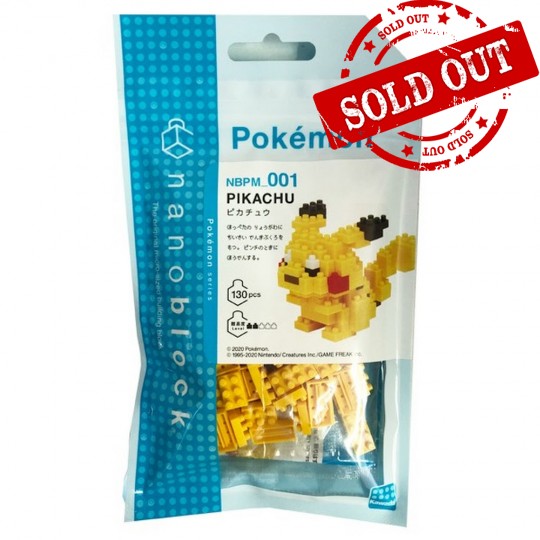 NBPM-001 Pokémon PIKACHU 皮卡丘 nanoblock
