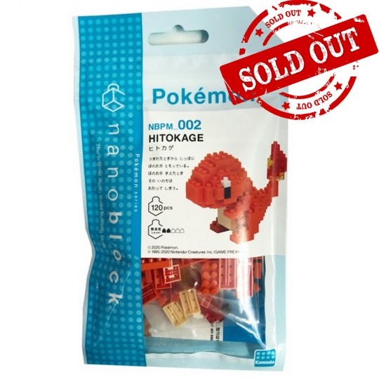 NBPM-002 nanoblock Pokémon CHARMANDER / HITOKAGE 小火龍