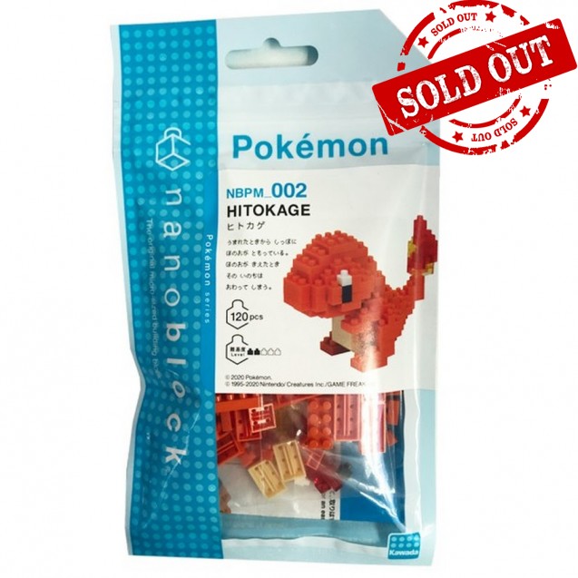 NBPM-002 nanoblock Pokémon CHARMANDER / HITOKAGE 小火龍
