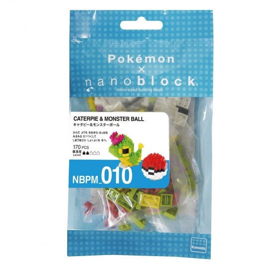 NBPM-010 nanoblock CATERPIE & MONSTER BALL