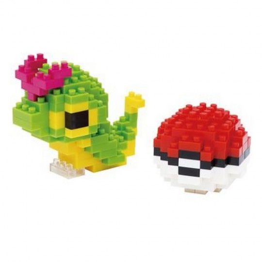 NBPM-010 nanoblock CATERPIE & MONSTER BALL