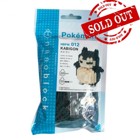 NBPM-012 nanoblock Pokémon SNORLAX / KABIGON 卡比獸