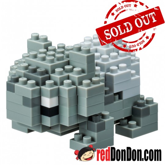 NBPM-016 Pokémon 妙娃種子復刻珍藏版 BULBASAUR / FUSHIGIDANE MONOTONE nanoblock