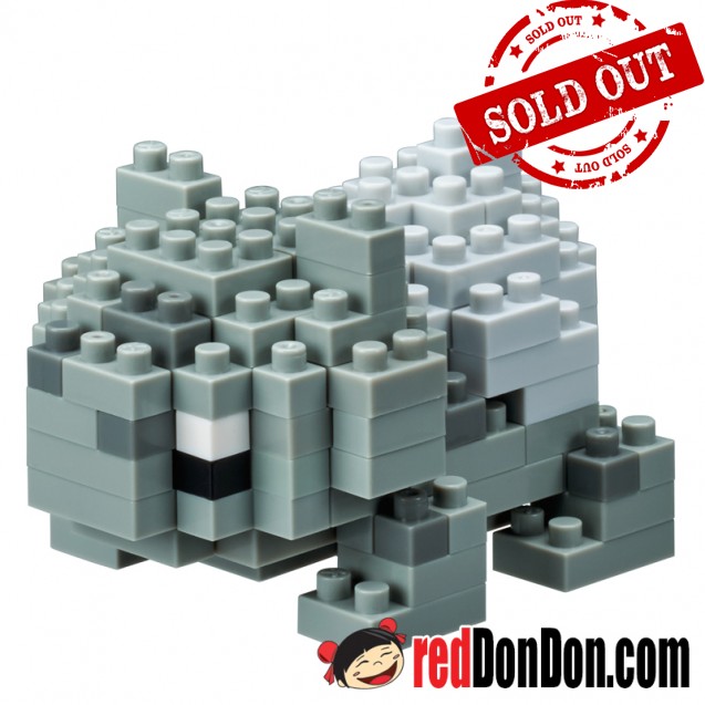 NBPM-016 Pokémon 妙娃種子復刻珍藏版 BULBASAUR / FUSHIGIDANE MONOTONE nanoblock