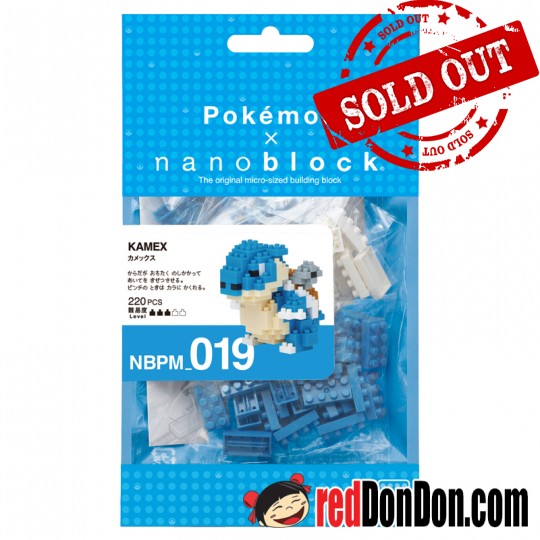 NBPM-019 Pokémon 水箭龜 BLASTOISE / KAMEX nanoblock