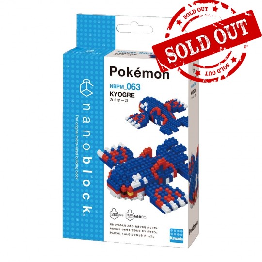 NBPM-063 nanoblock Pokémon KYOGRE / KAIOOGA