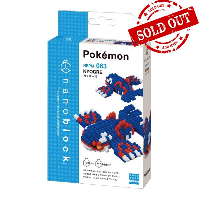 NBPM-063 nanoblock Pokémon KYOGRE / KAIOOGA