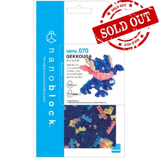 NBPM-070 Pokémon GRENINJA / GEKKOUGA nanoblock 