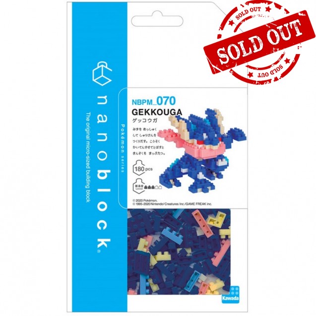 NBPM-070 Pokémon GRENINJA / GEKKOUGA nanoblock 