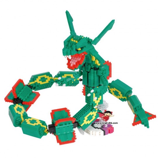 NBPM-074 Pokémon 超級烈空坐 RAYQUAZA EXTREME DX nanoblock