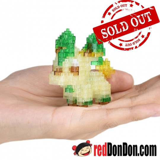 NBPM-083 葉伊布 LEAFEON / LEAFIA (別注閃爍珍藏版) nanoblock Pokémon