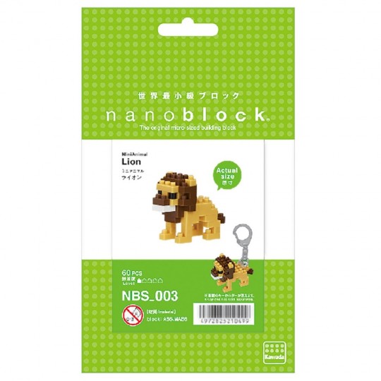 NBS-003 nanoblock 迷你動物圈系列-獅子  