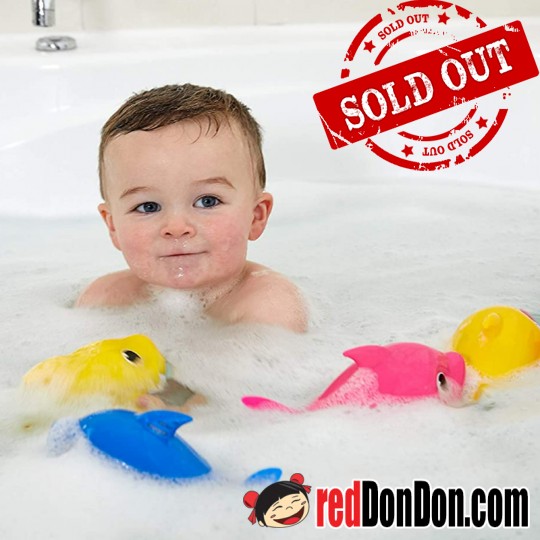 Robo Alive Junior Baby Shark Sing and Swim Bath Toy - Mommy Shark (Pink)
