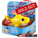 Robo Alive Junior Baby Shark Sing and Swim Bath Toy - Baby Shark (Yellow)